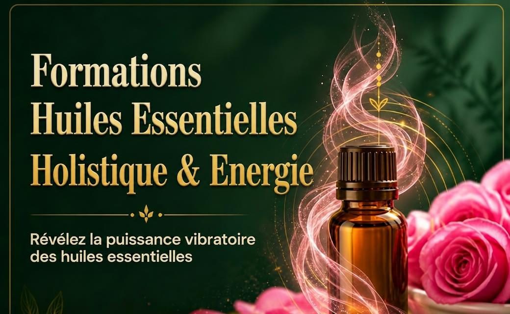 Affiche Formation en Aromathérapie Holistique & Énergie
